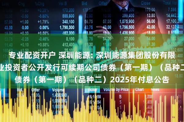 专业配资开户 深圳能源: 深圳能源集团股份有限公司2022年面向专业投资者公开发行可续期公司债券（第一期）（品种二）2025年付息公告