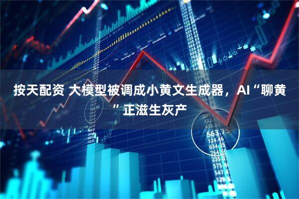 按天配资 大模型被调成小黄文生成器，AI“聊黄”正滋生灰产